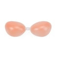 thumbnail image 1 of DODOING Women Nude Breathable Strapless Self Adhesive Silicone Bra Reusable Backless Push- Up Gel Bra 2 Packs, 1 of 5