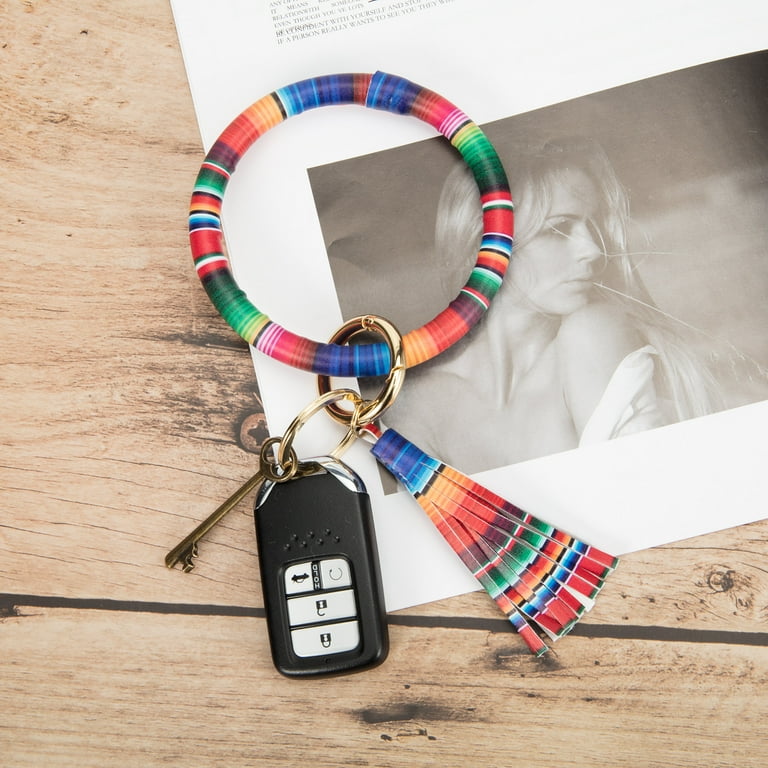 Large circle shop keychain