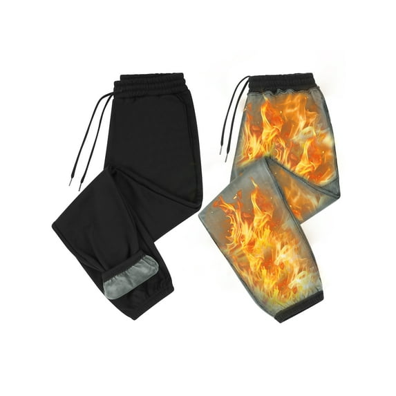 DODOING Women's 32 Degrees Women Pants Fleece Lined Sweatpants Casual Outdoor Running Athletic Track Hiking Travel Pants Tapered Casual Lounge Pants Joggers for Women