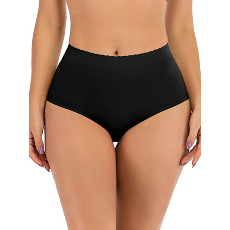 MISS MOLY Womens Shapewear Padded Butt Lifter High Waist Trainer Tummy  Control Panties Hip Enhancer with Removable 4 Pads