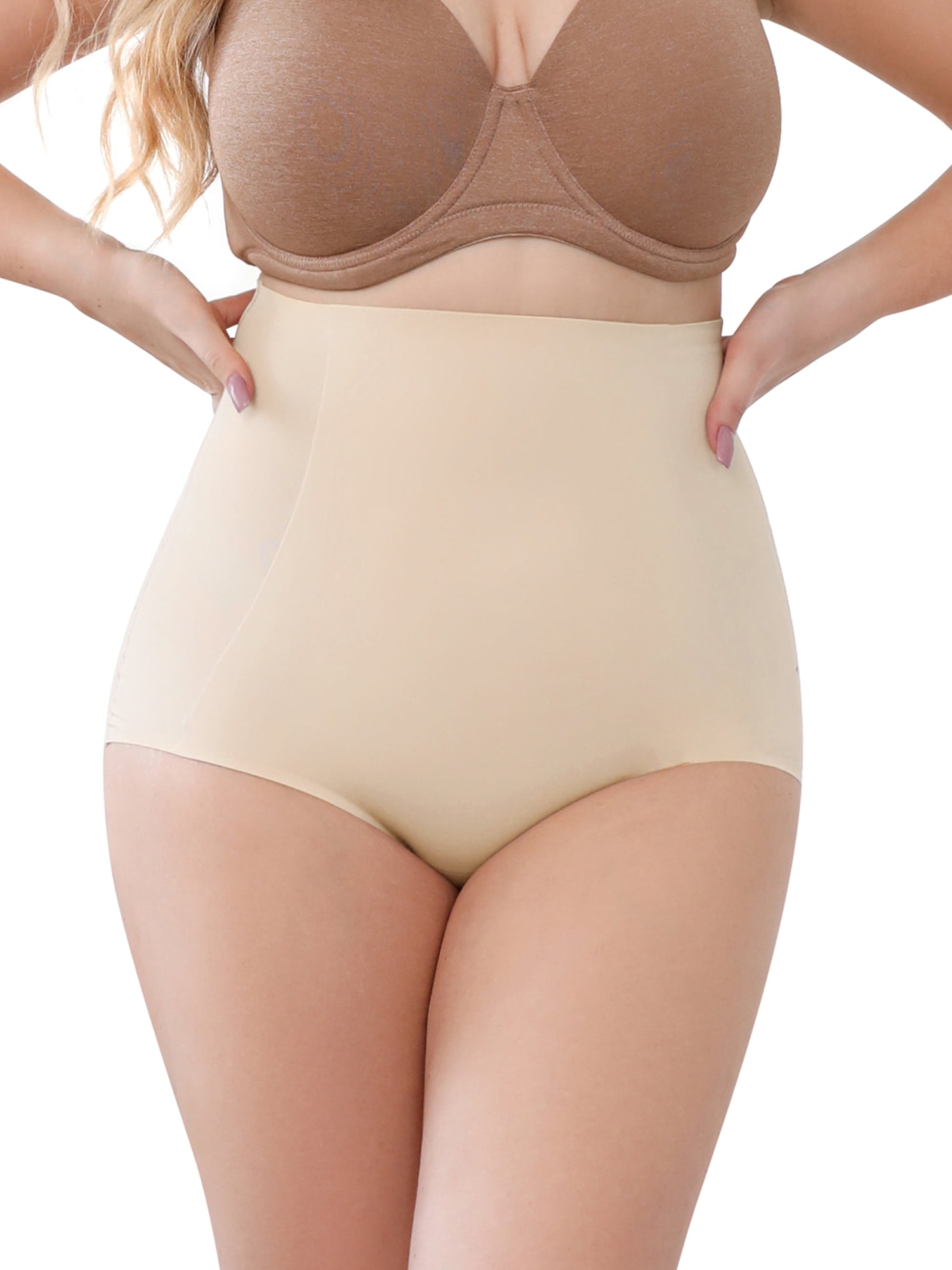 DODOING Women's Butt Lifting Panties High-Waist Seamless Body Shaper Briefs Firm  Tummy Control Slimming Shapewear Panties Girdle Underwear 