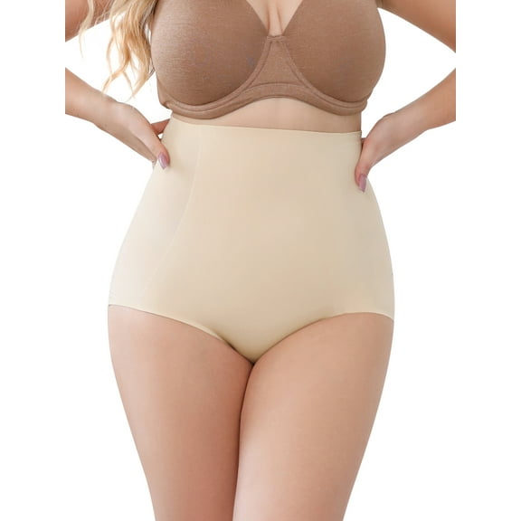 DODOING Women's Butt Lifting Panties High-Waist Seamless Body Shaper Briefs Firm Tummy Control Slimming Shapewear Panties Girdle Underwear