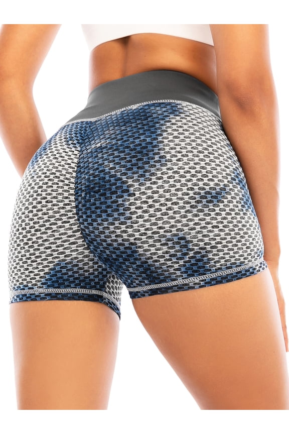 Women's High Waist Yoga Shorts/ Pants Tie Dye Tummy Control Slimming Booty Leggings Workout Running Butt Lift Tights, S-2XL