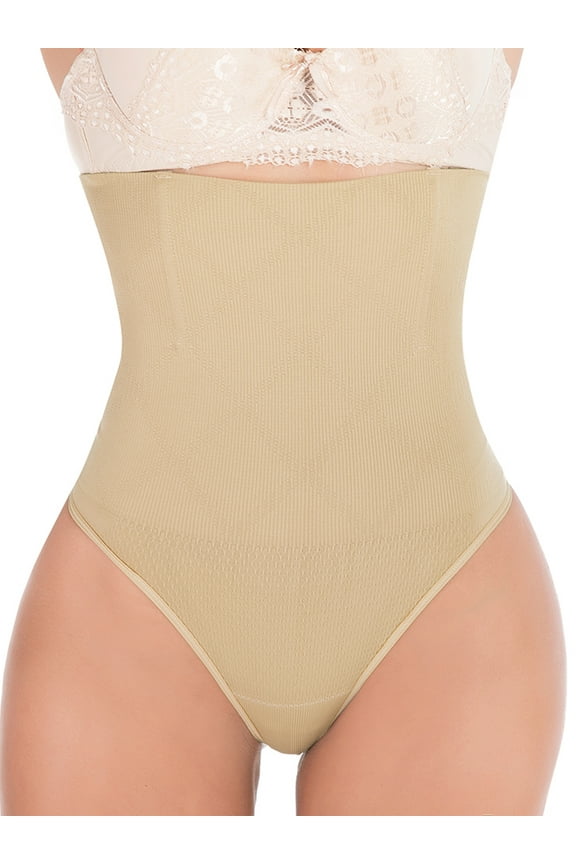 Women's Tummy Control Thong Butt Lifting Panties Tummy Control Shapewear Tops to Hide Belly for Women