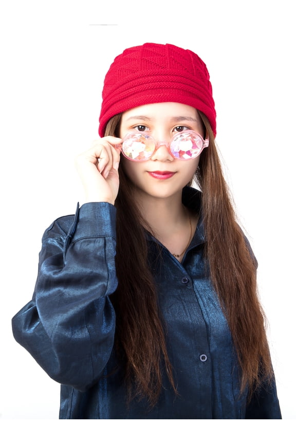 Women's Warm Winter Down Headgear Soft Solid Pile Cap Casual Earmuffs Hat