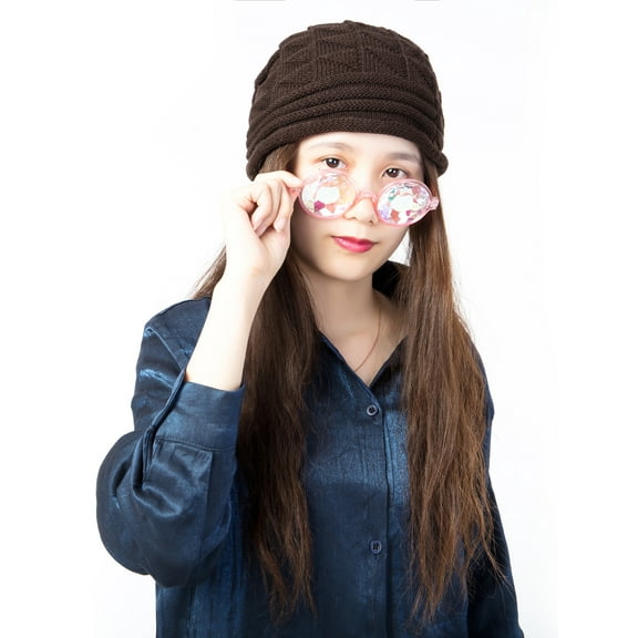 DODOING Women's Warm Winter Down Headgear Soft Solid Pile Cap Casual Earmuffs Hat