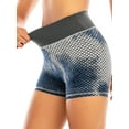 thumbnail image 1 of DODOING Women's Yoga Shorts Butt Lift Shorts Tie Dye Running Yoga Shorts Quick-Dry Activewear Workout Exercise Athletic Jogging Shorts, S-2XL, 1 of 6