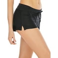 thumbnail image 1 of DODOING Women's Solid Ruched Tummy Control High Waisted Bikini Tankini Bottom Swim Brief Bathing Suit, 1 of 8