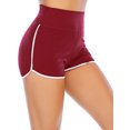 thumbnail image 1 of DODOING Yoga Shorts for Women Tummy Control Leggings Textured Ruched Running Shorts Bottom, 1 of 8