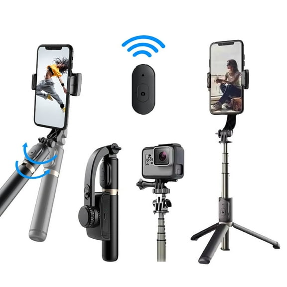 DODOUP Handheld Gimbal Smartphone Bluetooth Handheld Stabilizer with Tripod Selfie Stick Folding Gimbal for Smartphone Xiaomi iPhone