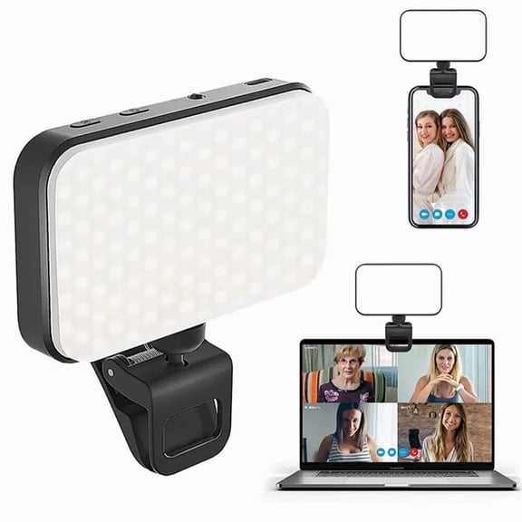 DODOUP Pocket LED Selfie Light For IPhone IPad Mobile Phone Laptop Clip Flash Fill Video Photo Ringlight Photography Lamp