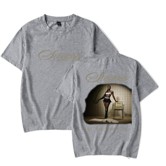 DOECHII Live from the Swamp Tour 2025 T-Shirts Merch Women Clothes Trend Casual Short Sleeve Top