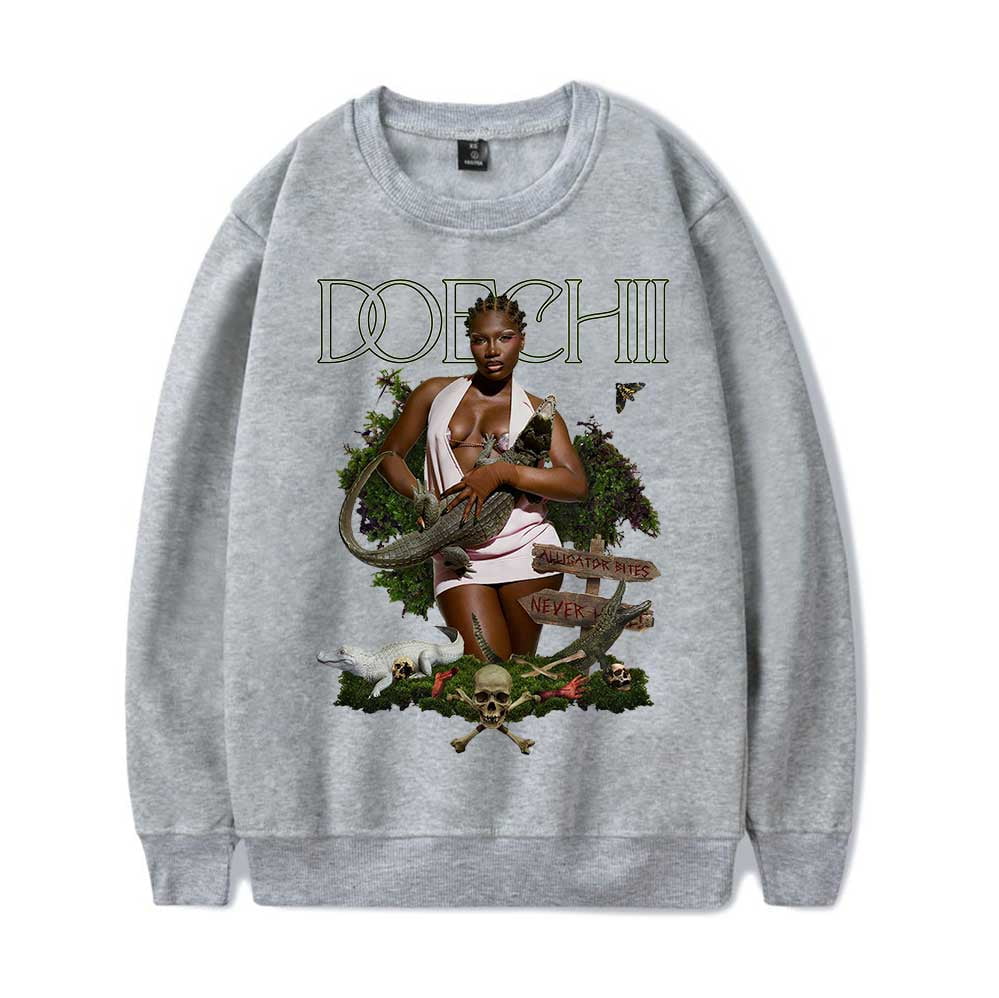Doche Rapper Merch DOECHII Sweatshirt Man/Woman Hip Hop Hoodies Fans Fashion Sweatshirts ...