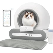 DOEL Self Cleaning Smart Cat Litter Box, 65L Automatic Cat Litter Box with APP Control and Integrated Safety Protection