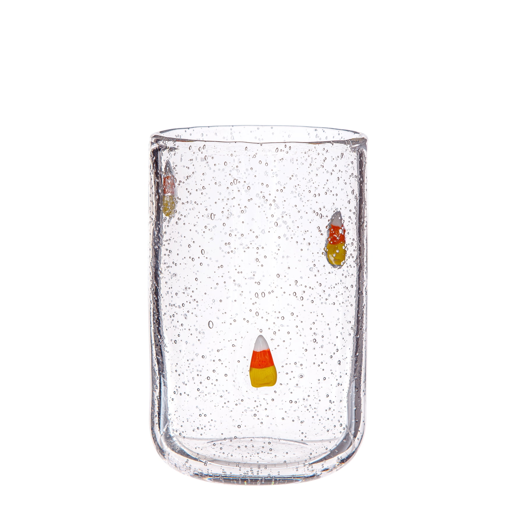 Way to Celebrate 16 oz Candy Corn Charm Drinking Glass