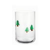 Holiday Time Tree Charm 16oz Drinking Glass 2 Pack