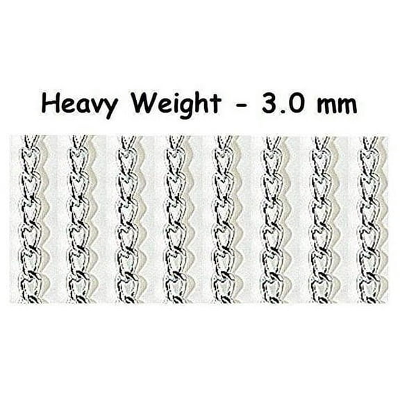 DOG CHOKE CHAIN COLLAR BULK PACKS Wholesale Priced Multi Lots & Quick Delivery(Heavy Weight 5 Of Each Length (30 Collars))