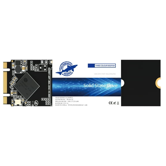 DOGFISH M.2 2280 SSD 512GB Ngff Internal Solid State Drive High-Performance Hard Drive for Desktop Laptop SATA III 6Gb/s Includes SSD(512GB, M.2 2280)