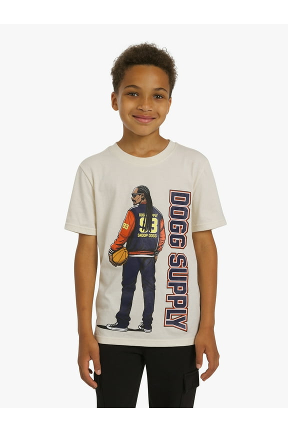 by Snoop Dogg Boys Basketball Team Short Sleeve Tee, Sizes 4-18