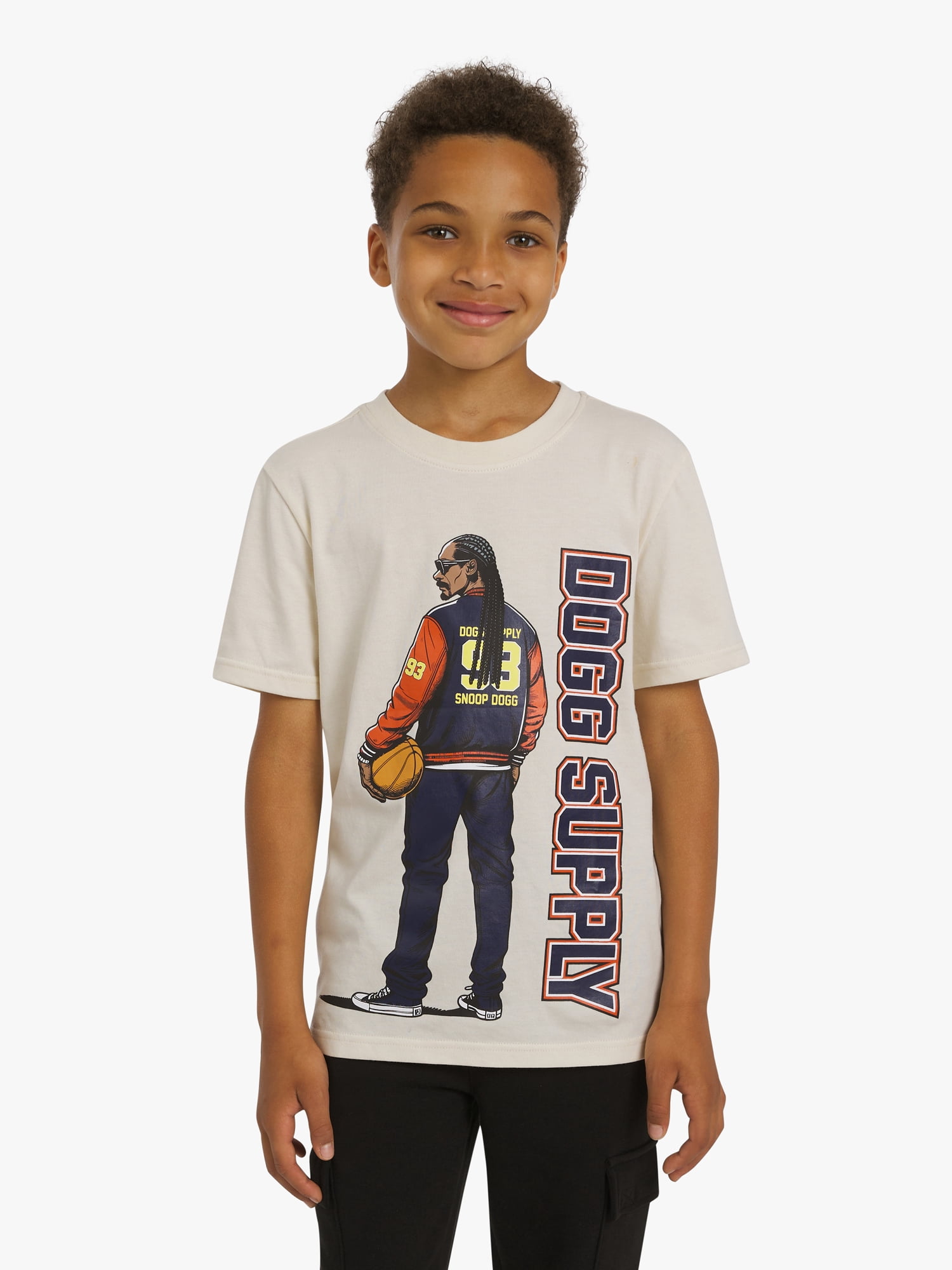 Dogg Supply by Snoop Dogg Boys Basketball Team Short Sleeve Tee, Sizes 4-18