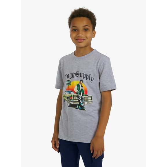 Dogg Supply by Snoop Dogg Boys Basketball Team Short Sleeve Tee, Sizes 4-18