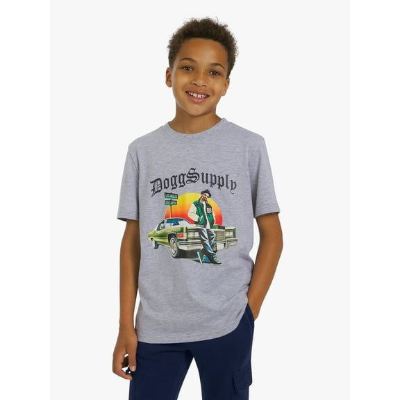 Dogg Supply by Snoop Dogg Boys Basketball Team Short Sleeve Tee, Sizes 4-18