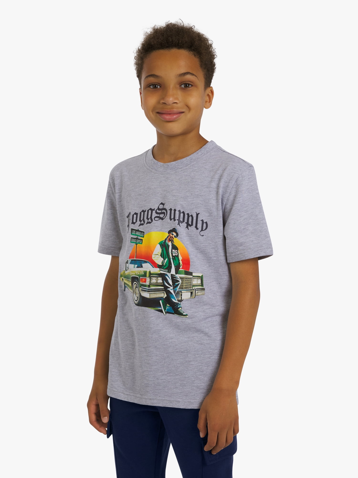 by Snoop Dogg Boys Basketball Team Short Sleeve Tee, Sizes 4-18