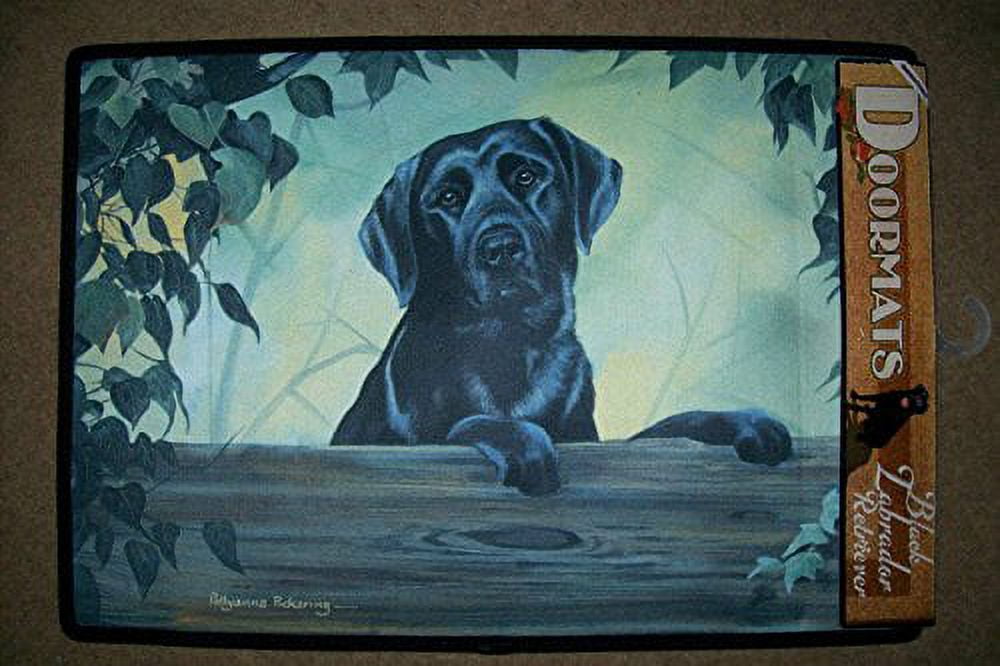 DOGGY DOOR MATS Decorative Dog Breed Specific Labrador Mat