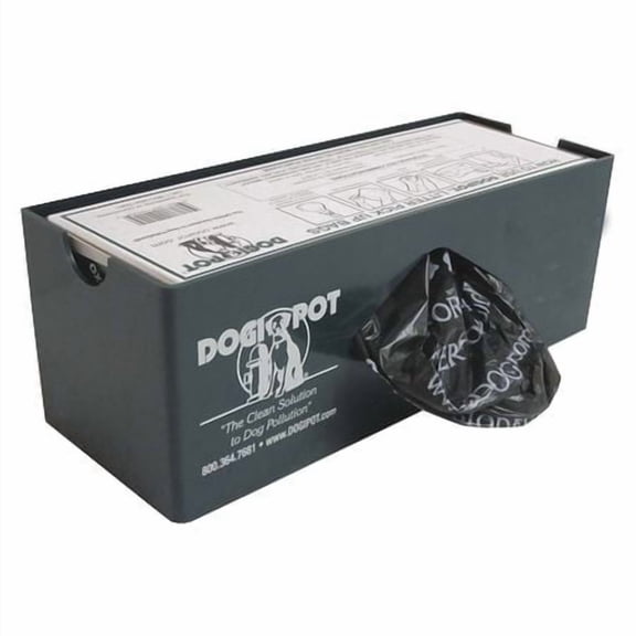 DOGIPOT 1004-1 Bag Dispenser,Single Roll,Aluminum