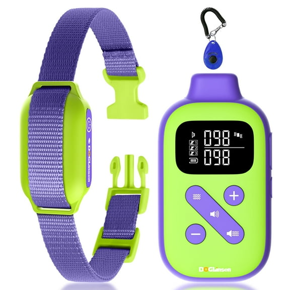 DOGLinsen Dog Training Collar No Shock Vibrating Dog Collar, Vibrating Dog Training Collar No Shock, Beep and Vibration Collar for Small Medium Large Dogs, Safe and Humane