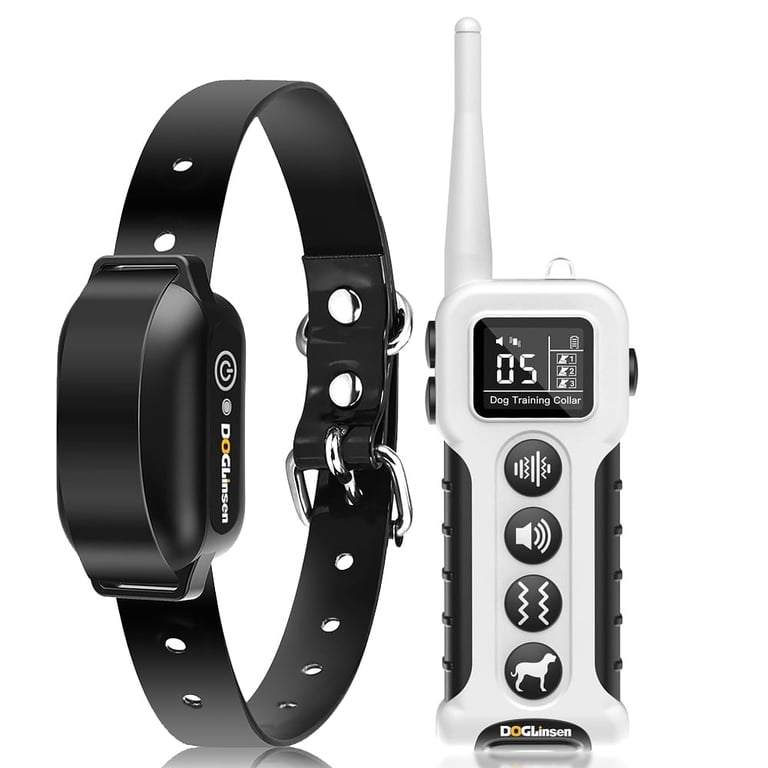 vibrating dog collar no shock for small dogs Dog Training NO SHOCK Collar Vibrating Dog Collar Remote Control  Rechargeable UK