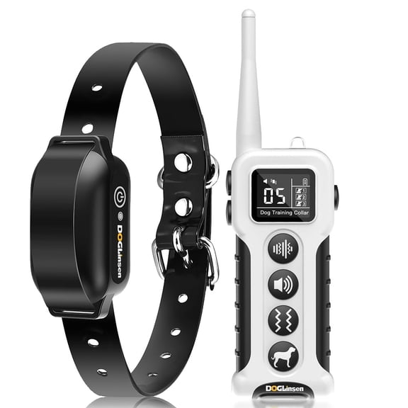 DOGLinsen No Shock Dog Training Collar with Remote 3300ft Range, Vibrating Dog Collar, Vibration Collar for Small Medium Large Dogs, 9 Style Tones and Vibration Collar