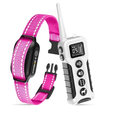 DOGLinsen No Shock Dog Training Collar with Remote 3300ft Range, Vibrating Dog Collar, Vibration Collar for Small Medium Large Dogs, 9 Style Tones and Vibration Collar