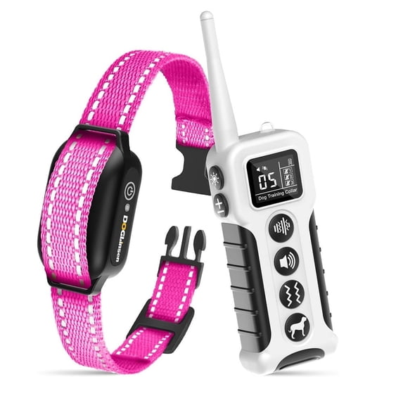 DOGLinsen No Shock Dog Training Collar with Remote 3300ft Range, Vibrating Dog Collar, Vibration Collar for Small Medium Large Dogs, 9 Style Tones and Vibration Collar
