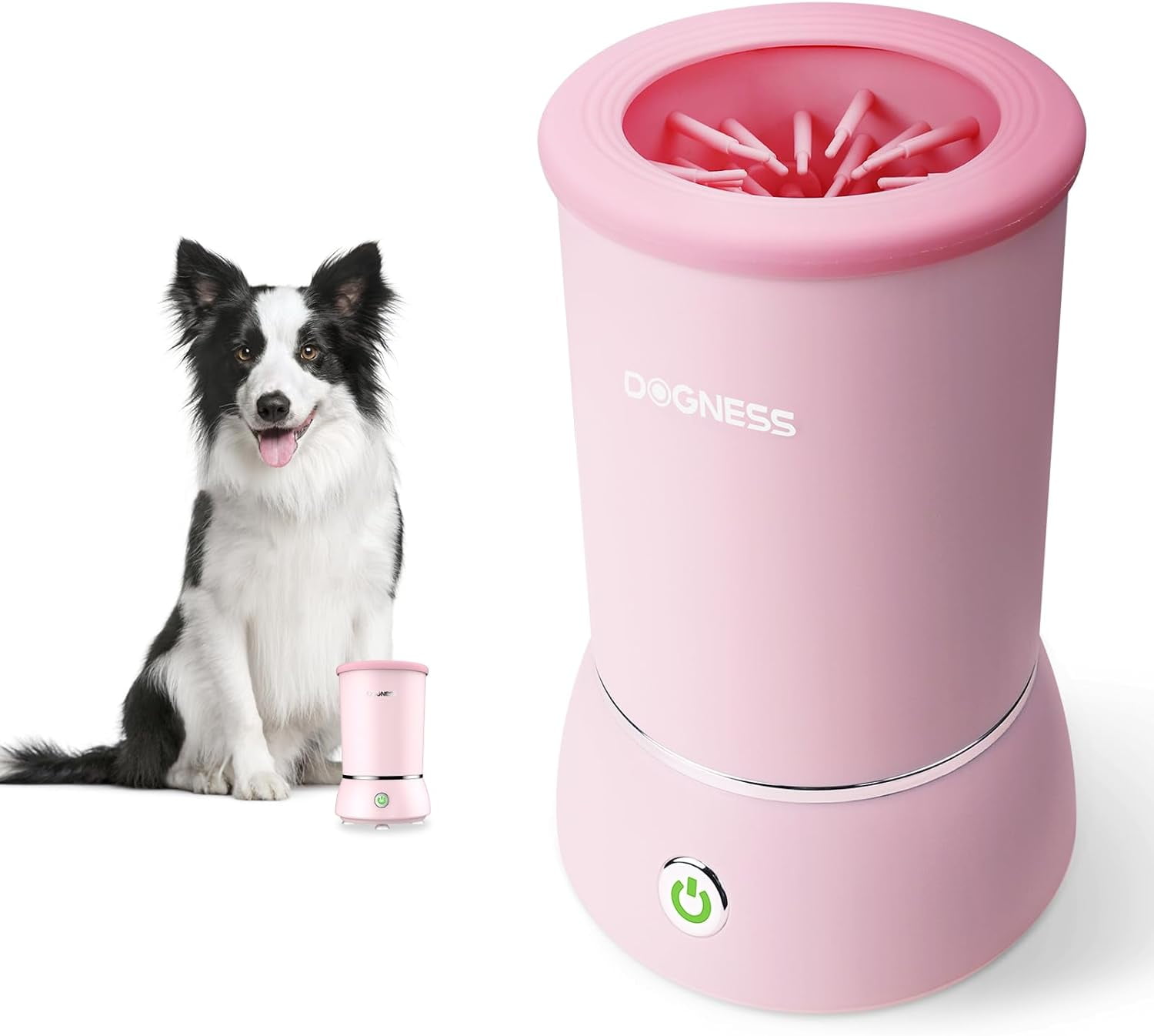 DOGNESS Automatic Dog Paw Cleaner, Electric Paw Washer for Dogs Portable Paw Cleaner Cup, Dog