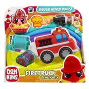 DohKins Fire Truck & Firefighter - Scented Dough that Never Dries, DIY Kids Gift, Ages 3+