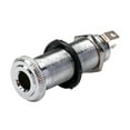 DOITOOL 1/4 Inch 6.35mm Threaded Cylinder Intput Output Jack Flush