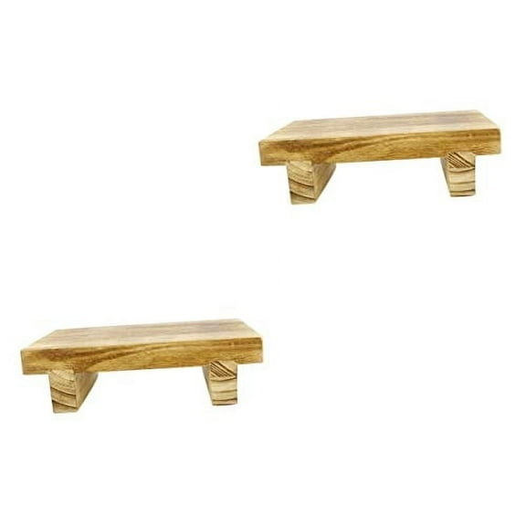 DOITOOL 2pcs Bedside Step Stool Adult Step Stool Stepping Stool for Office Foot Rest Bedroom Step Stool Lightweight Step Stool Step Stool Home Furniture Foot  Under Desk