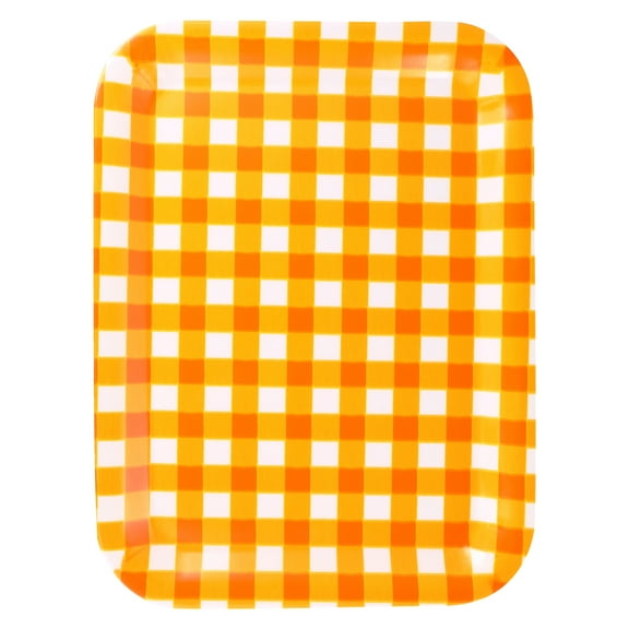 DOITOOL Melamine Rectangular Platter Tray for Outdoor and Party Serving