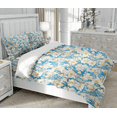 thumbnail image 1 of DOJLIO Brilliant Flowers Duvet Cover Queen Size Mystery flower Bedding Sets Flower Print Bedclothes Room Decor Farmhouse Style for Adult Men Women No Comforter, 1 of 5