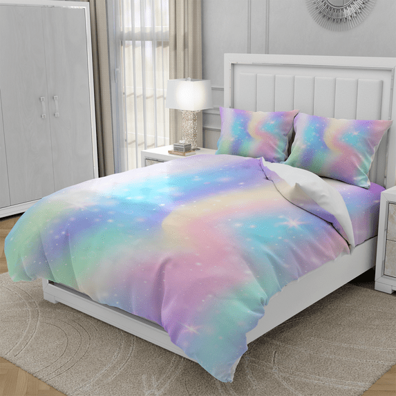 DOJLIO Dreaming Bedspread Cover Queen Size Cute Bed Duvet Cover Dream Dazzle Decorative Bedding Sets Bedding Collection Art Style No Comforter