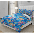 thumbnail image 1 of DOJLIO Firework-Shaped Leaf Bedspread Cover Full Size Red Maple Leaves Comforter Cover Set Blue Leaf Decorative Bedding Sets Quilt Cover Trendy Art Style No Comforter, 1 of 5