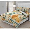 thumbnail image 1 of DOJLIO Twin Size Bedding Sets 3D Plants and Lion Printed Duvet Cover Set with 1 Piece Duvet Cover 2 Pieces Pillow Cases Ultra Breathable Microfiber (Comforter Not Included), 1 of 6