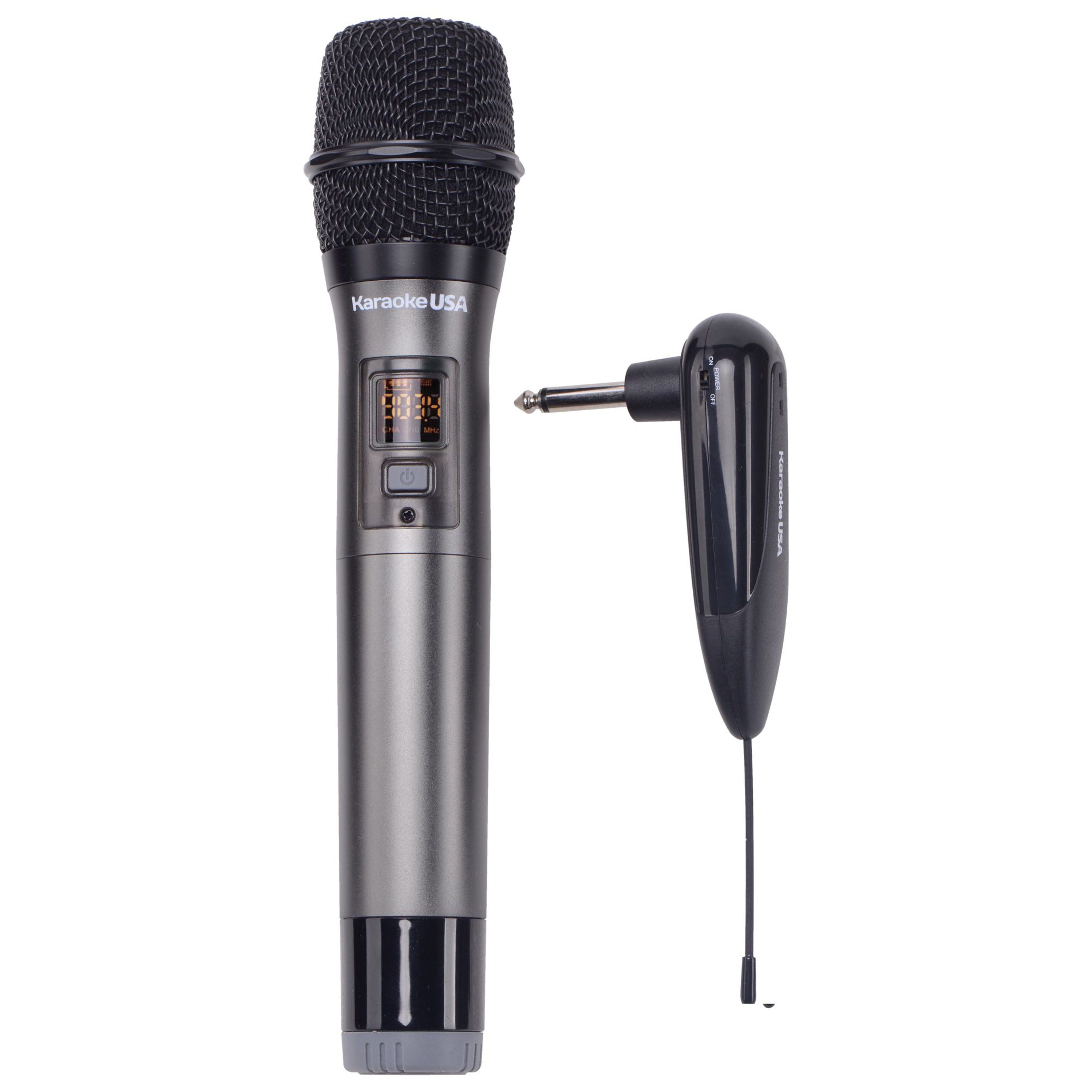 KARAOKE USA DOK Solutions - 900 MHz UHF Wireless Microphone