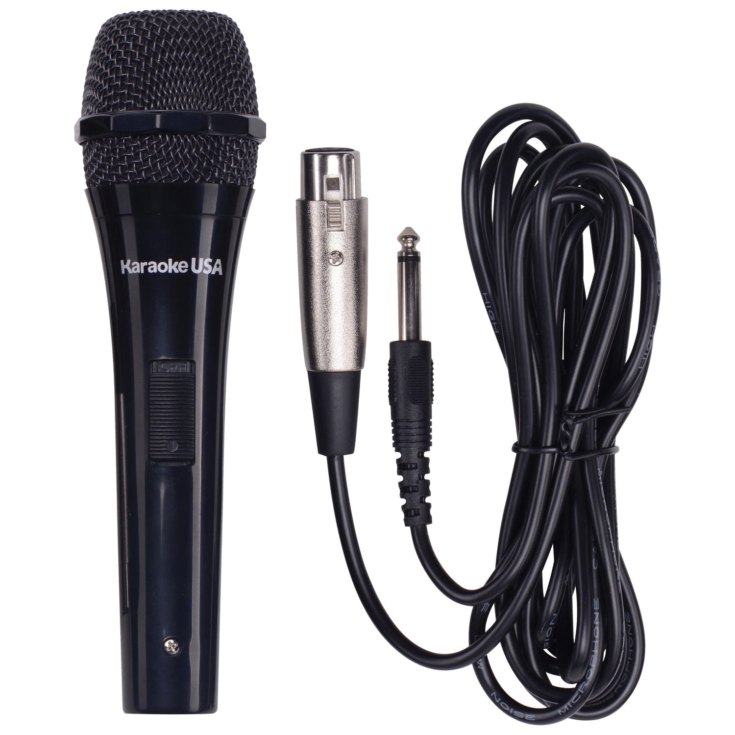 KARAOKE USA DOK Solutions - Emerson Professional Dynamic Microphone with Detachable Cord