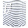 thumbnail image 1 of DOKEHOM 120L Freestanding Laundry Hamper with Handle, Collapsible Extra Large Cotton Storage Basket for Clothes (Blue), 1 of 9
