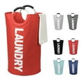 thumbnail image 1 of DOKEHOM 125L X-Large Laundry Basket, Collapsible Laundry Bag, Foldable Laundry Hamper, Folding Washing Bin (Red), 1 of 7