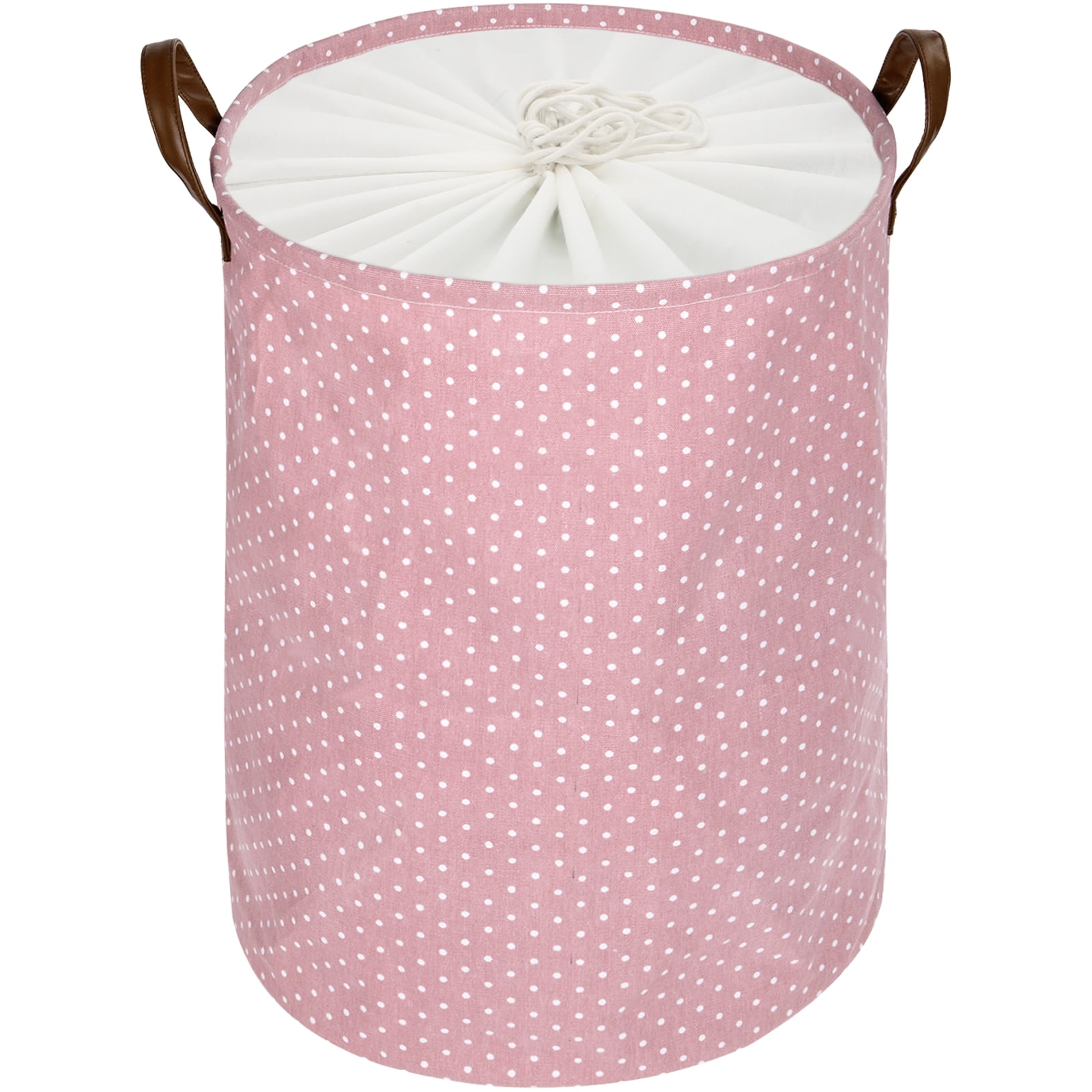 DOKEHOM 20Inches Freestanding Laundry Basket with Lid, Collapsible