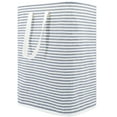 thumbnail image 1 of DOKEHOM 80L Freestanding Laundry Hamper with Handle, Collapsible Large Cotton Storage Basket for Clothes (Blue), 1 of 7