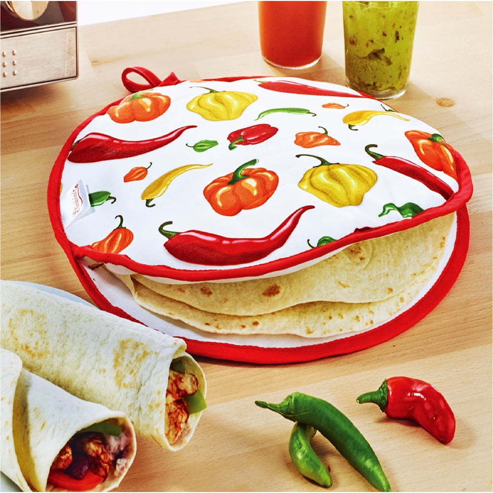 DOKKIA Mexican Taco Tortilla Warmer Pouch 12 Inch Insulated Cloth